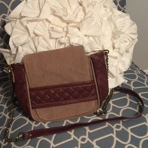 Upcycled Canvas Crossbody Purse